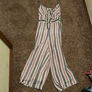 Japna women’s small pink blue and white romper